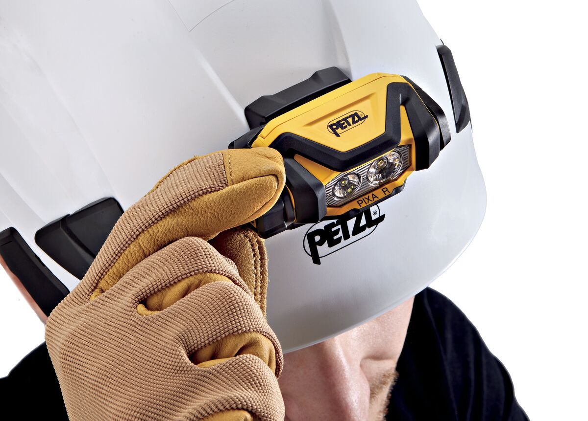 Petzl PIXA R Rechargeable Waterproof Headlamp - 600 Lumens from GME Supply
